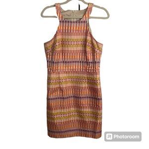Trina Turk Retro Colorful Sheath Dress